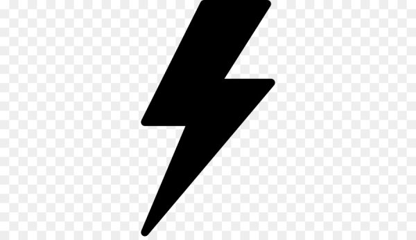 Молния на белом фоне