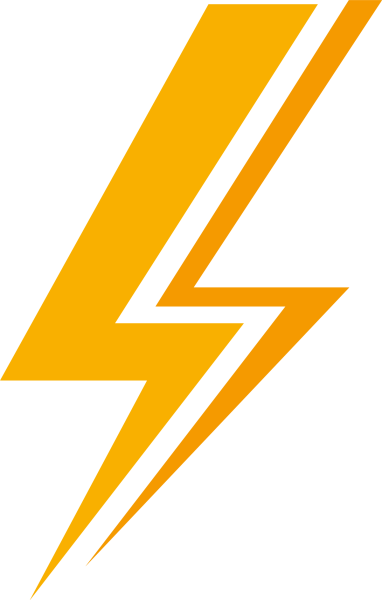 Электрический разряд на прозрачном фоне