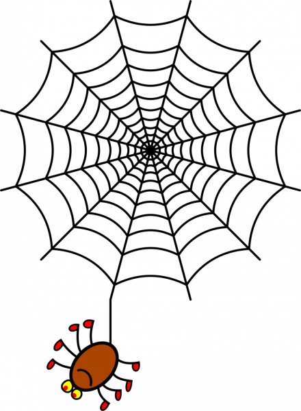 Паутина мультяшная