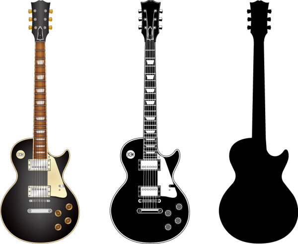 Гитара вектор Gibson les Paul