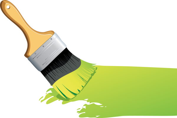 Малярные кисти фон