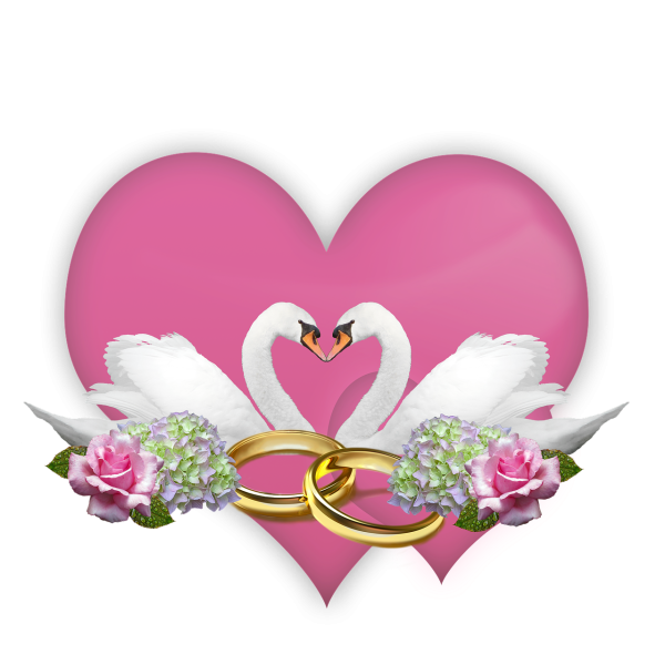 Сердце свадебное