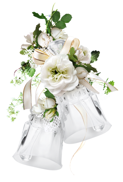 Свадебные украшения на прозрачном фоне