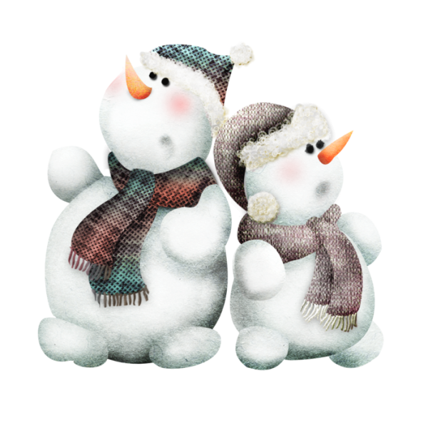 Зимний клипарт на прозрачном фоне