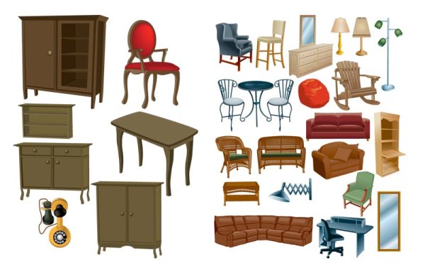 Мультяшная мебель