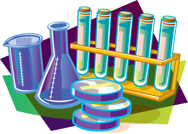 Пробирки на прозрачном фоне