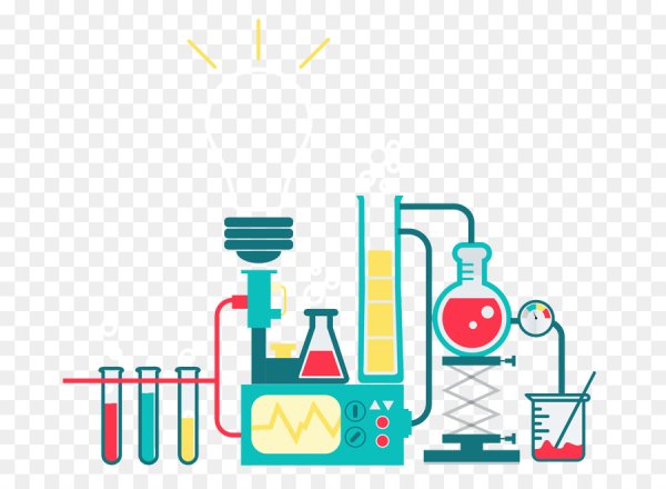 Лаборатория на прозрачном фоне