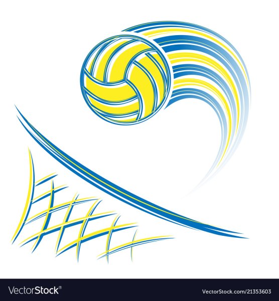 Рамка с волейбольным мячом