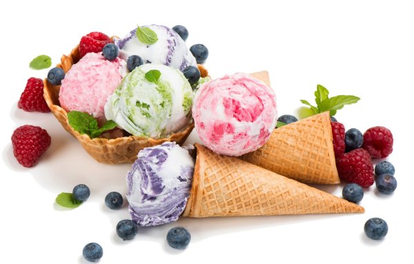 Мягкое мороженое баннер