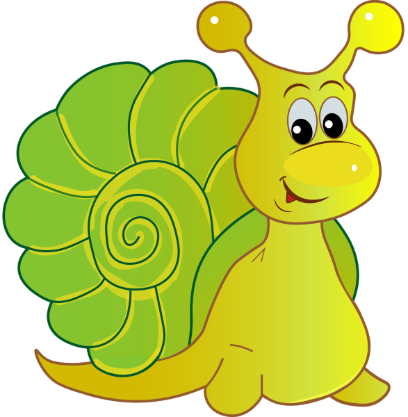 Улитка мультяшная