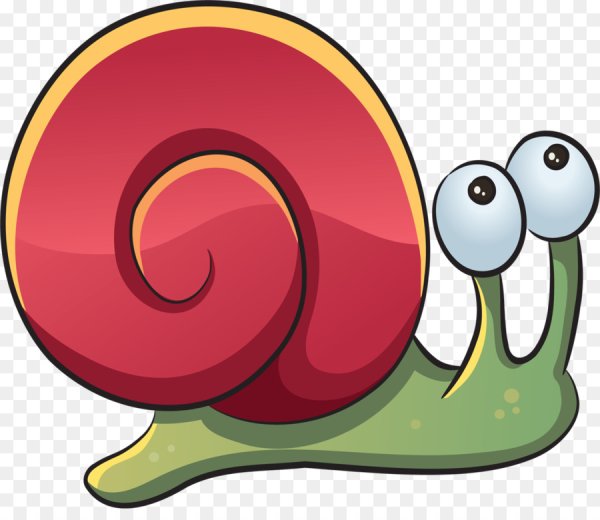 Мультяшные улитки
