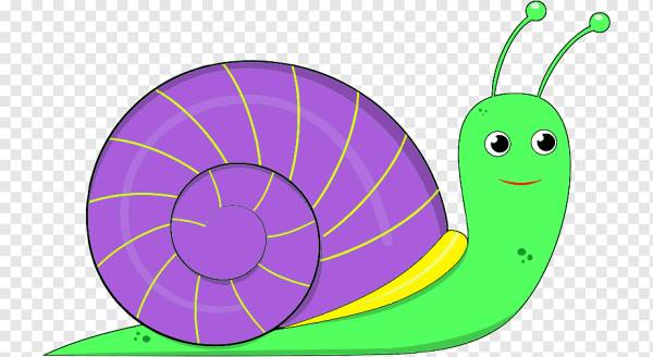 Изображение улитки для детей