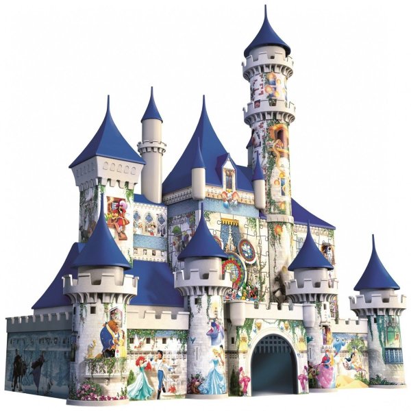 Логотип Диснея замок Нойшванштайн