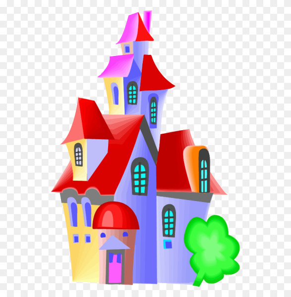 Домик мультяшный