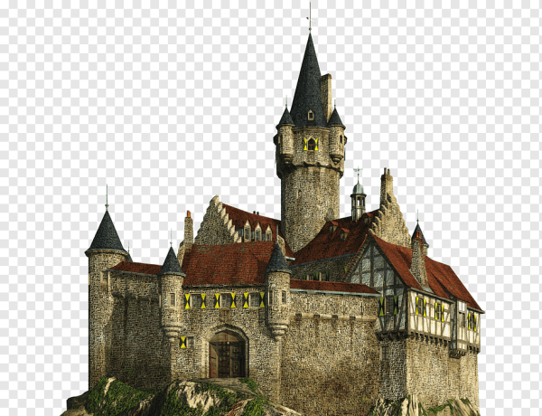 Крепость на белом фоне