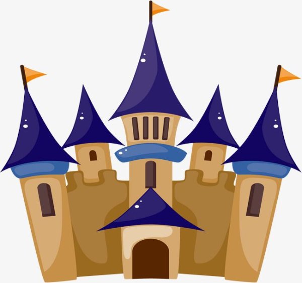 Синий замок для детей