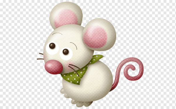Мышонок на прозрачном фоне