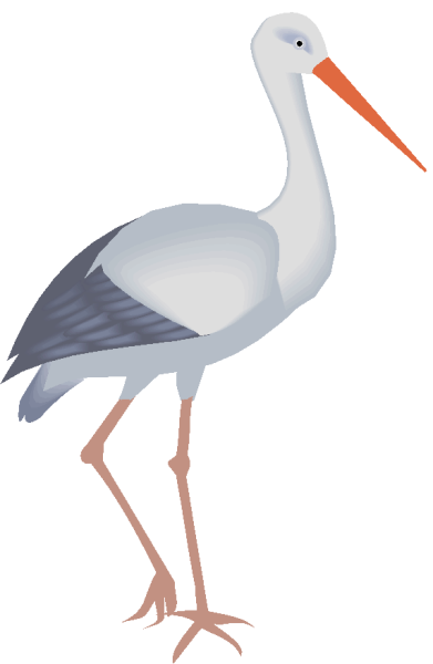 Аист клипарт