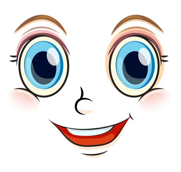 Глаза мультяшные