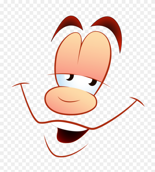 Улыбка мультяшная