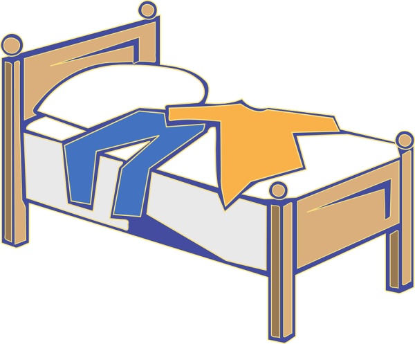 Кровать вектор