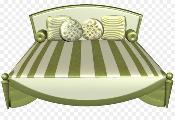 Кровать на прозрачном фоне