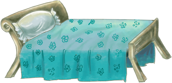 Клипарт дом кровать