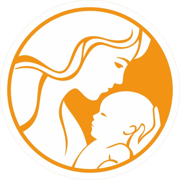 Очертания матери и ребенка