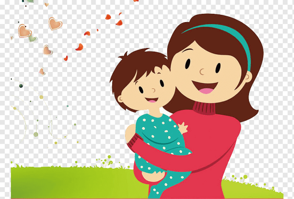 Мама с ребенком без фона