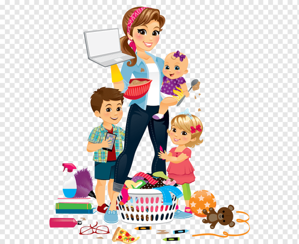 Занятая мама