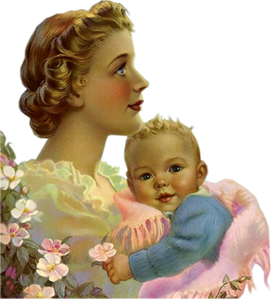 Мама и ребенок иллюстрация