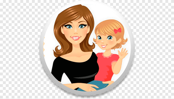 Клипарт мама с ребенком