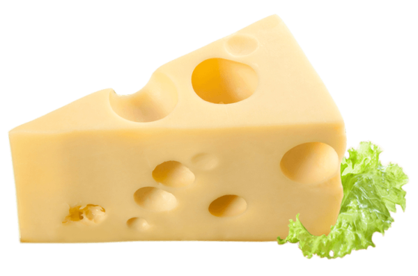 Сыр на белом фоне