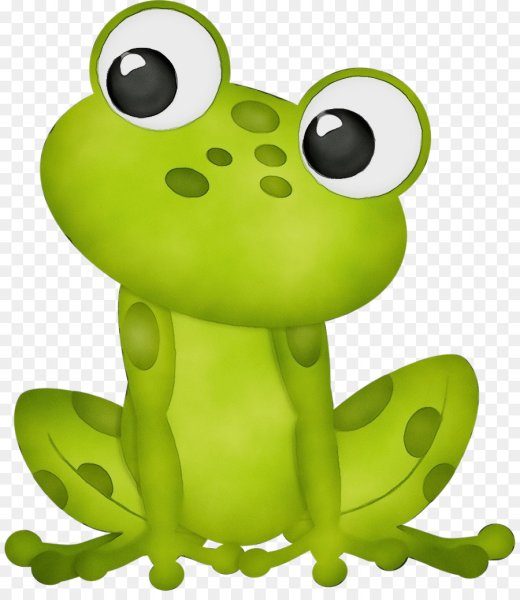 Лягушонок мультяшный