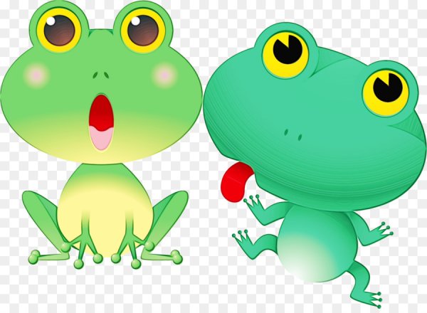 Мультипликационная лягушка