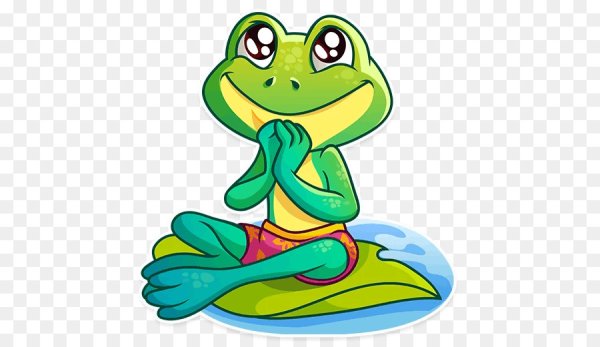 Лягушонок мультяшный