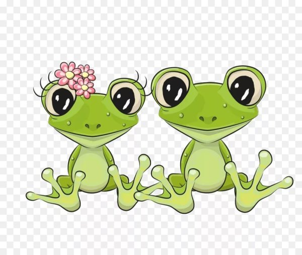 Лягушки мультяшные