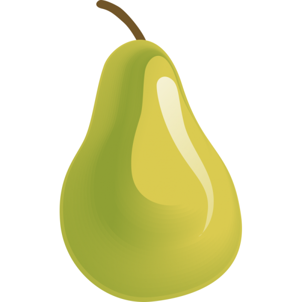 Груша мультяшная
