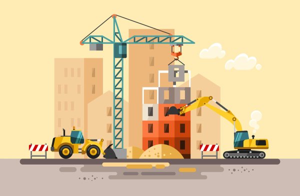 Стройка мультяшная