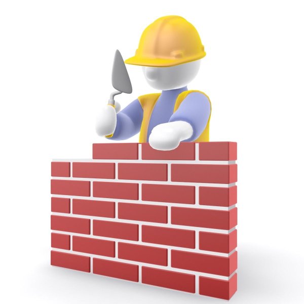 Человечек стройка