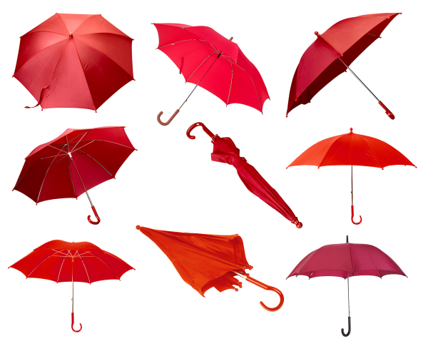 Зонт на прозрачном фоне