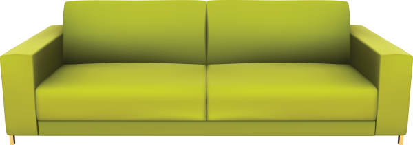 Мягкая мебель на прозрачном фоне