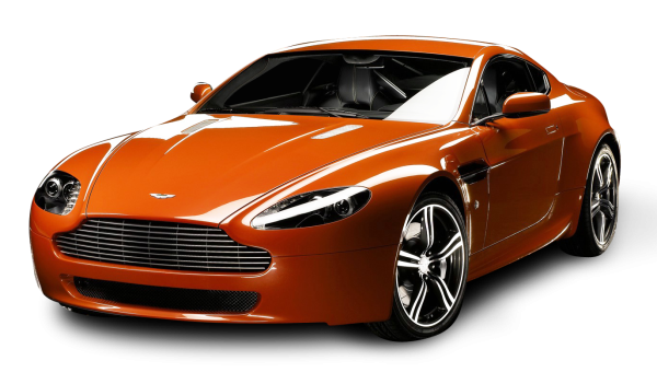 Астон Мартин оранжевый