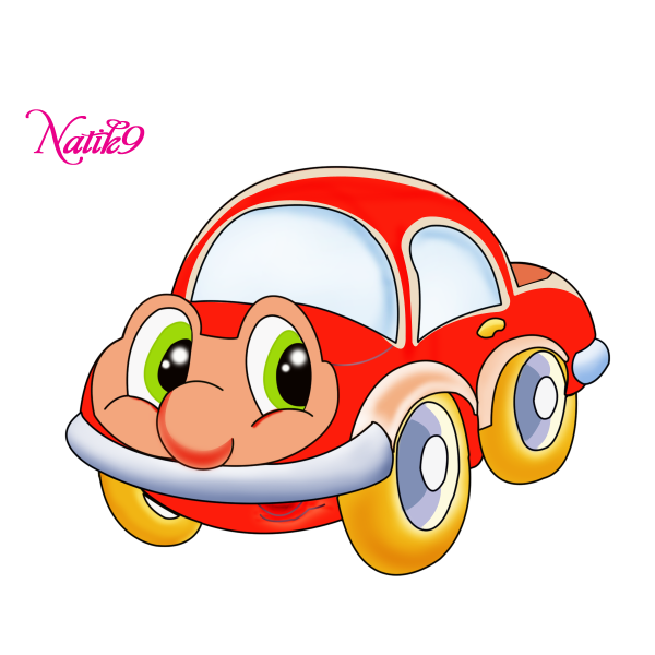 Машинка на прозрачном фоне