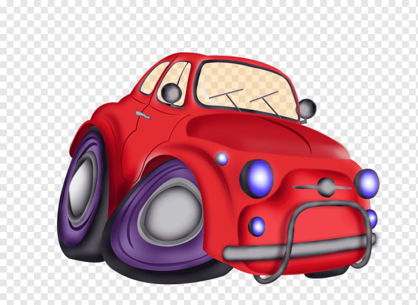 Мультяшный автомобиль