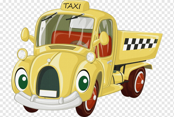 Игрушечная машинка мультяшная