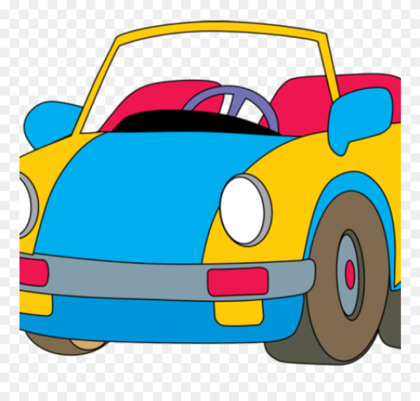 Полицейская машина мультяшная