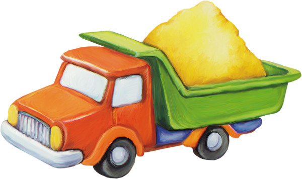 Мультяшная машина сбоку