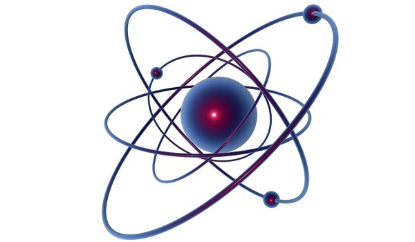 Атом на прозрачном фоне