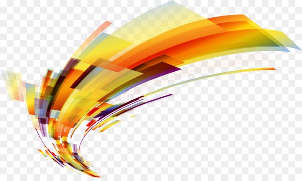 Абстракция на прозрачном фоне